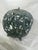 Antique Japanese Export Bronze Hanging Lantern Sphere With Bamboo Pattern For Sale - Image 4 of 8