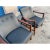 2000 - 2009 Modern Mid Century Black Leather Lounge Chairs With Ottomans For Sale - Image 5 of 9