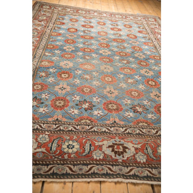 Vintage Fine Distressed Veramin Carpet - 6'10" x 10'3" For Sale In New York - Image 6 of 12