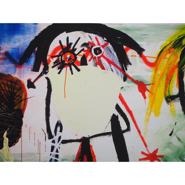 Modern Paul Kostabi, Two Children with Toy Cars, Giclée Print For Sale - Image 3 of 7
