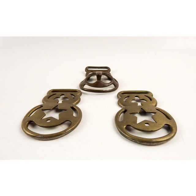 Antique Brass Horse Harness Buckles Set of 3 Chairish