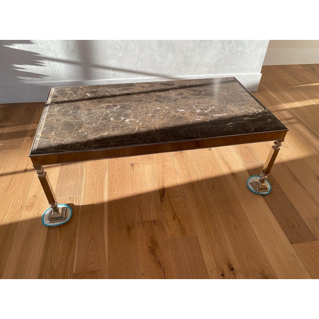 Transitional Century Furniture Heritage Coffee Table, Attributed For Sale - Image 3 of 7