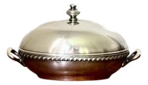 R. Wallace Antique Silver Dish - Hotel St. Andrew New York Jewelry Box Trinkets
