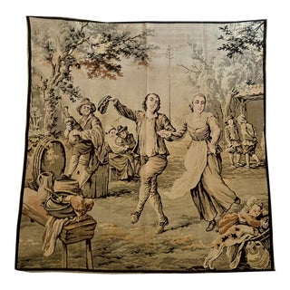Late 20th Century Romantic Tapestry Wall Hanging For Sale