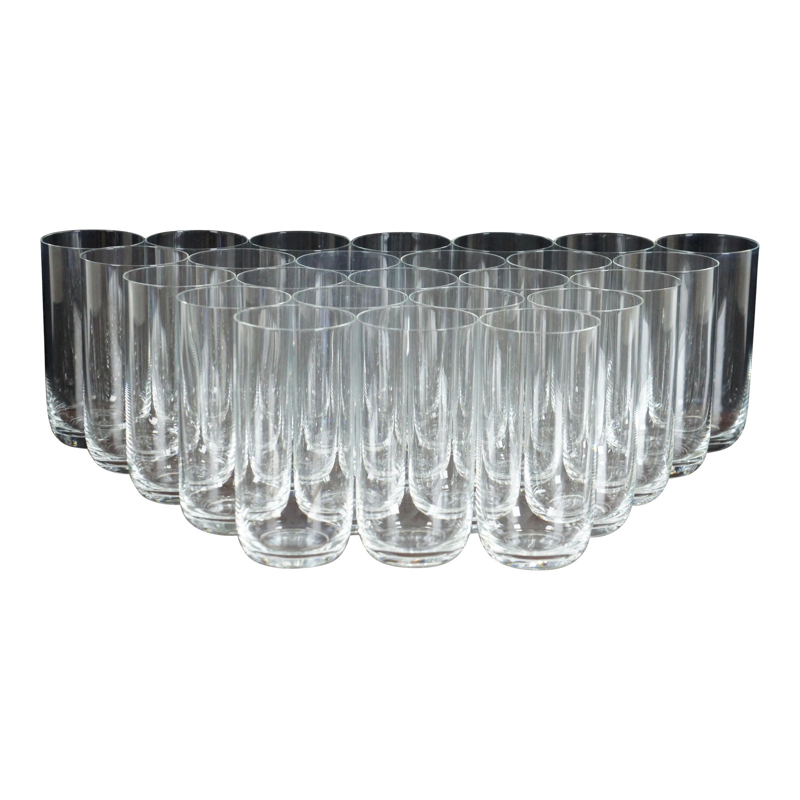 Waterford Crystal Marquis Tall Iced Tea Stemless Juice Glasses Set of