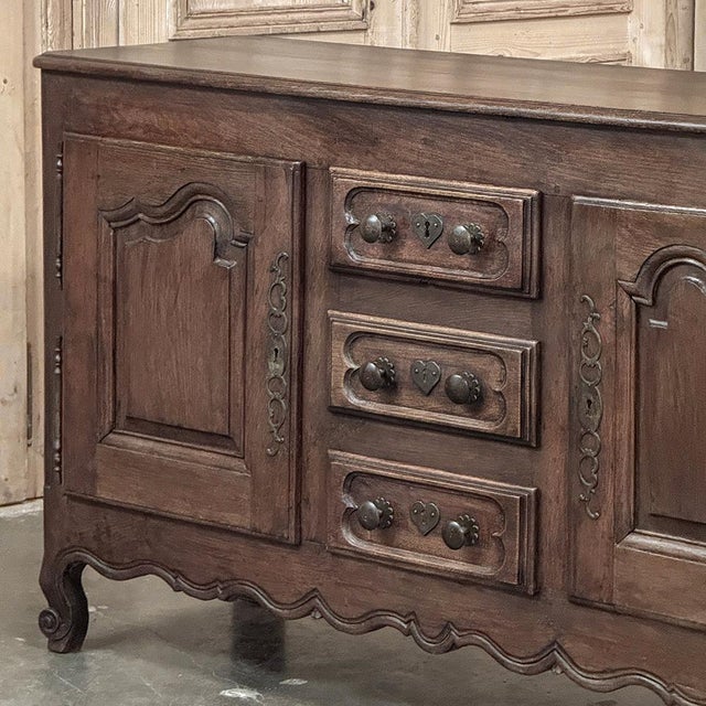 Burnt Umber 18th Century Country French Buffet ~ Credenza For Sale - Image 8 of 18
