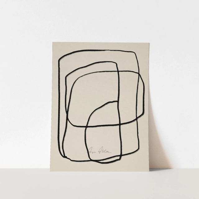 Contemporary Abstract Lines Giclee Print For Sale - Image 4 of 4