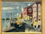 Vintage Midcentury Harbor Scene Oil on Canvas For Sale - Image 4 of 7