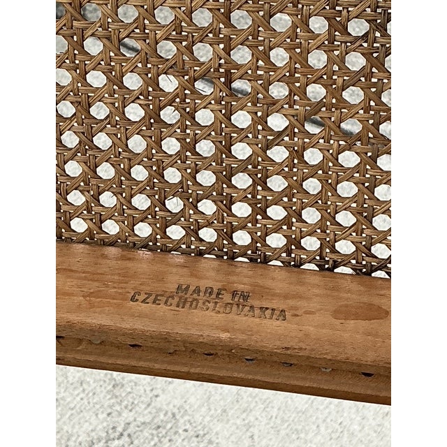 Vintage Stendig Bent Wood Cane Dining Chairs - Set of 6 For Sale In West Palm - Image 6 of 16