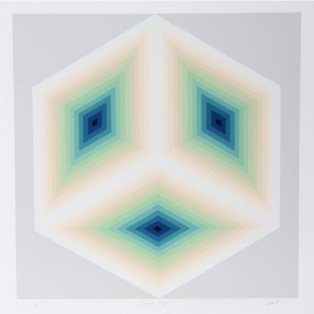 Imaginary Triangle, Jurgen Peters Screen Print For Sale - Image 4 of 4