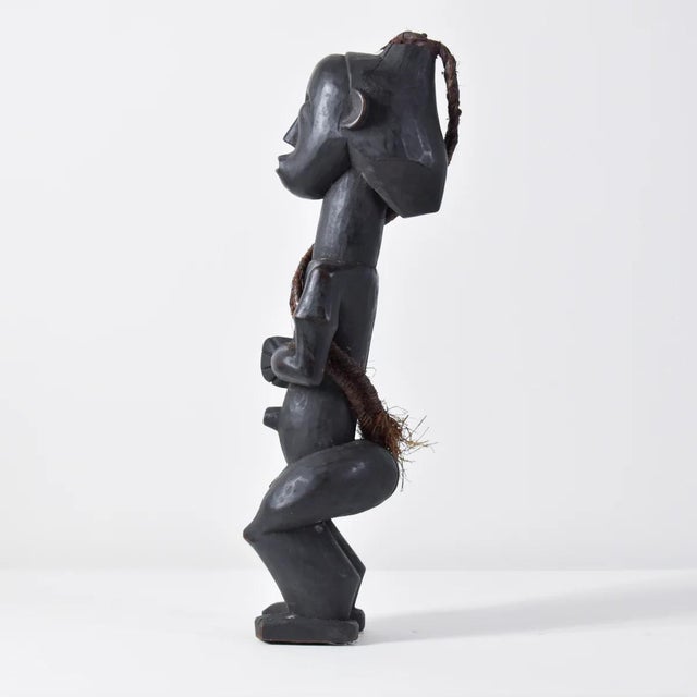 Wood Early 20th Century Male Fang Byeri Standing Reliquary Figure Gabon For Sale - Image 7 of 11