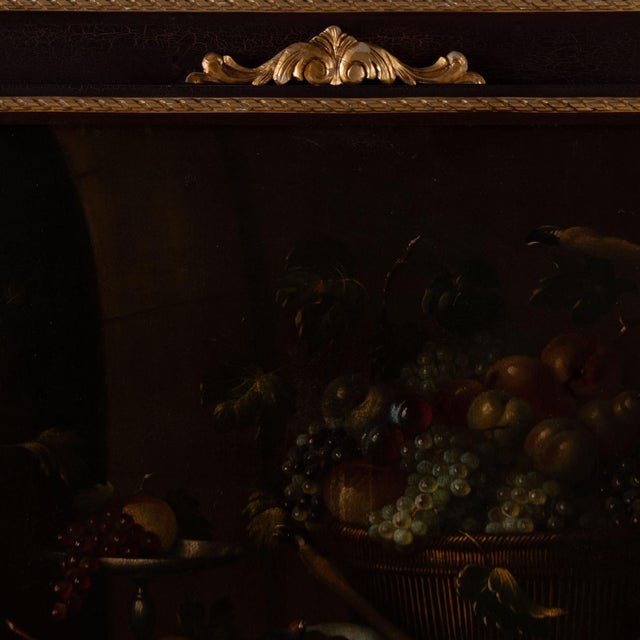 Mid 19th Century Large Original Oil on Canvas Still Life Painting From Spain For Sale - Image 5 of 18