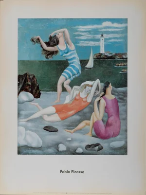 1980s "Les Baigneuses" Print After Pablo Picasso