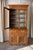 Mid 20th Century Mid 20th Century Oak Stepback Cupboard & Glass Display Hutch For Sale - Image 5 of 18