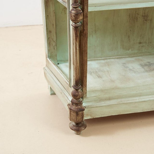 Mint Green Sideboard or Bookcase For Sale - Image 3 of 9