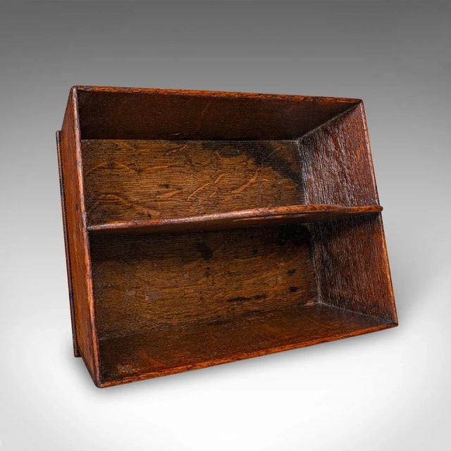 Wood Antique Ladies Country Kitchen Work Box, English, Oak, Garden Trug, Victorian For Sale - Image 7 of 9