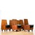 1960s Set of Six 1960s Post Modern Dining Chairs For Sale - Image 5 of 15