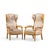 Biedermeier Frits Henningsen Style Swedish Biedermeier Wingback Lounge Chairs - Pair For Sale - Image 3 of 12