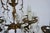 Glass Mid-20th Century Spanish Cast Brass & Crystal Chandelier For Sale - Image 7 of 8