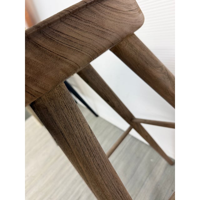 Brownstone Balboa Bar Stool, Driftwood For Sale - Image 11 of 12