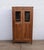 Solid Reclaimed Teak Wood Cabinet With Rustic Finish & 2 Glass Door Inserts For Sale In Boston - Image 6 of 8