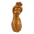 Mid-Century Carved Wood Ethnic Women Bust Sculpture For Sale