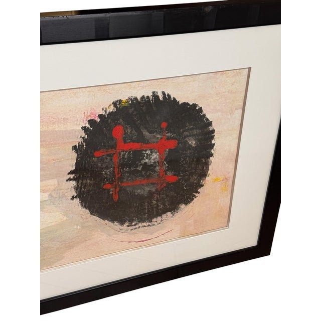 Late 20th Century Original Painting by Roberto De La Renta, Signed & Framed For Sale - Image 10 of 12