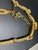Metal MCM Jewelry by Trifari "Twisted Cord" Golden Rope Link Choker Necklace For Sale - Image 7 of 8