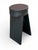 Ebony 16" - Handcrafted Sculptural Solid Wood "Halo" Ebony Stool For Sale - Image 8 of 16