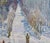 1970s Ukrainian Impressionism: Winter Landscape Oil Painting 59-69 For Sale - Image 4 of 6