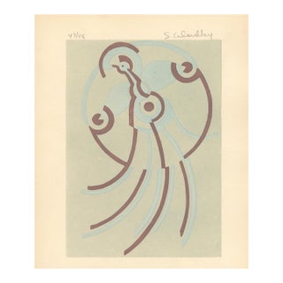 S. Alandlay Signed Limited Edition Modernist Bird Print – 42/48 For Sale