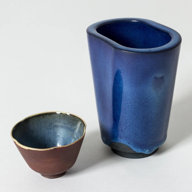 Farsta Bowl in Stoneware by Wilhelm Kåge for Gustavsberg For Sale - Image 6 of 9