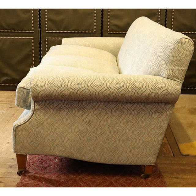 3-Seater Sofa by George Smith with Escale Ciel Fabric by Jean Paul Gaultier, 2010s For Sale - Image 11 of 18