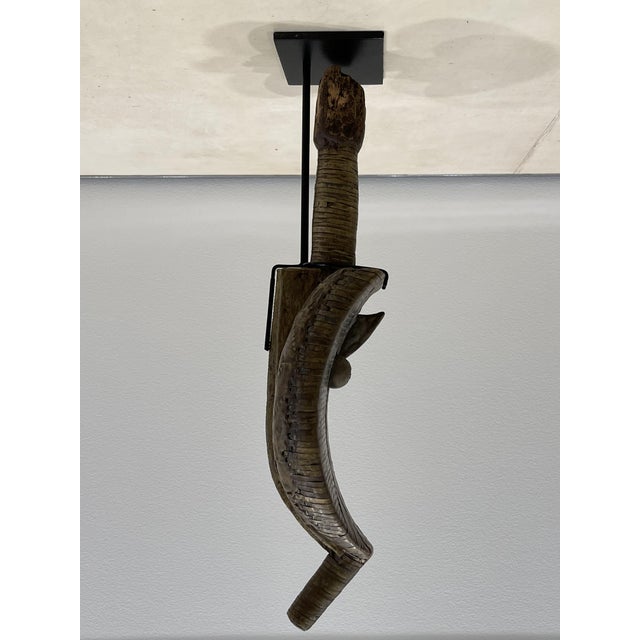 Brass & Copper & Leather Kota Reliquary, Gabon, 1925 For Sale - Image 10 of 14