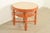 French Country Baker Furniture Italian Provincial Pine and Travertine Top Tea Table or Center Table For Sale - Image 3 of 12