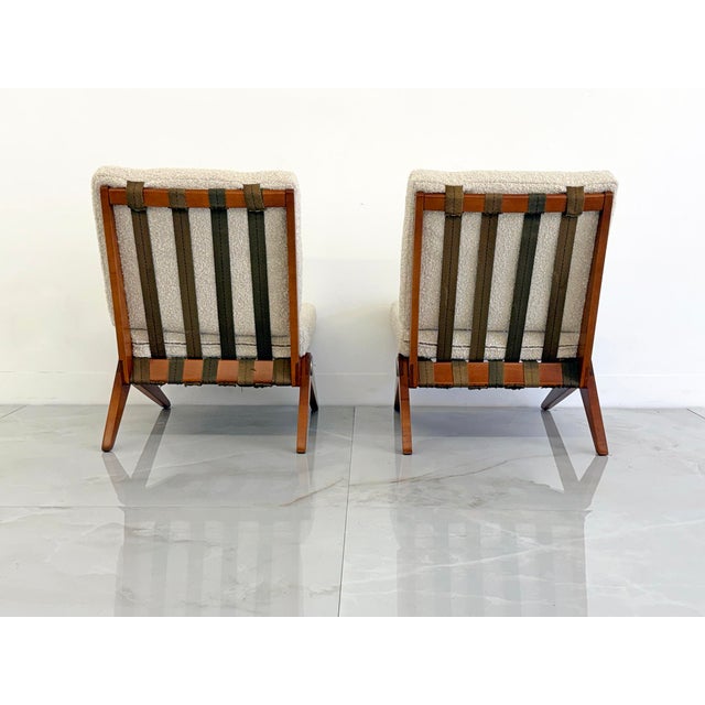 Mid-Century Modern Pierre Jeanneret Scissor Lounge Chairs, Knoll, 1965, Original Cushions Included For Sale - Image 3 of 15