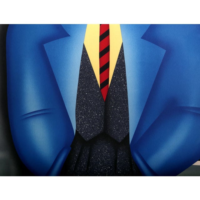 Her New Blue Coat Robin Morris American Screenprint, signed and numbered in pencil Edition of 77/350 Image Size: 29 x 20.5...