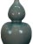 Turquoise Bottle Gourd Vase For Sale - Image 4 of 7