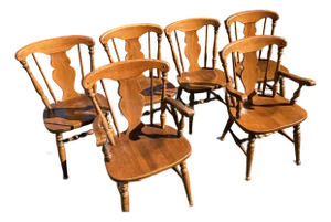 Set of Six 20th Century Heywood-Wakefield Chairs