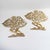 Brass Vintage Korean Brass Bonsai Tree Wall Art Sculptures - A Pair For Sale - Image 8 of 10