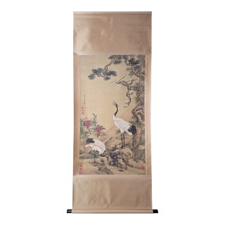 Chinese Huaniao Scroll For Sale