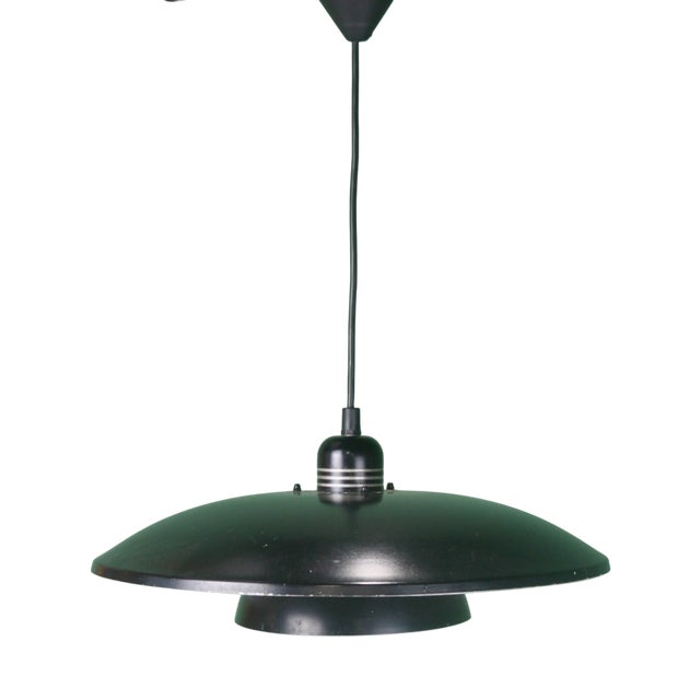 Danish Lamp in Black, 1970s For Sale