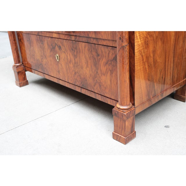 Biedermeier Early 19th Century Fine Single Biedermeier Chest of Drawers For Sale - Image 3 of 10