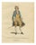Jefferys, French Man of Quality in 1700 in a Blue Coat, Jefferys Costume Plate, 1757, Engraving For Sale