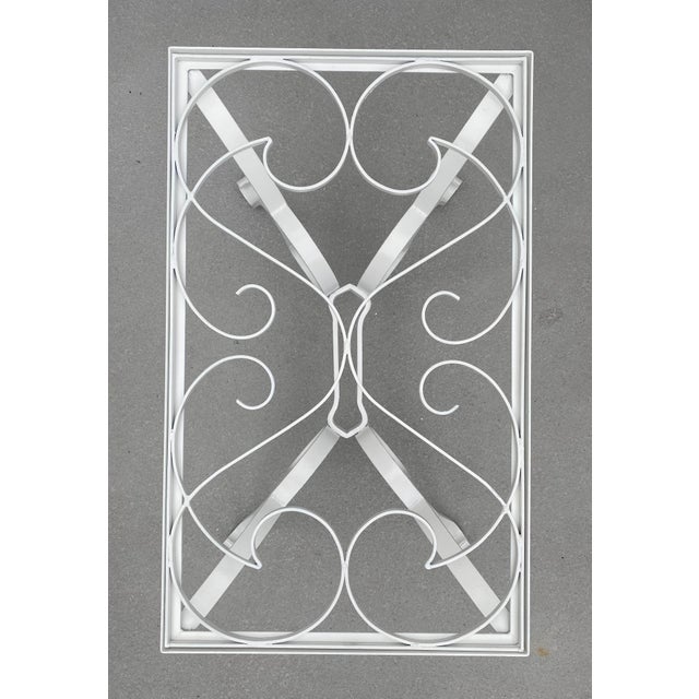 White French Vintage Glass Top Coffee Table. For Sale - Image 8 of 13