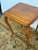 Wood French Country Pine Wood Side Table For Sale - Image 7 of 12