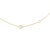 Multi Color 18k Yellow Gold Dangling Multi Sapphire Chain Necklace For Sale - Image 9 of 12