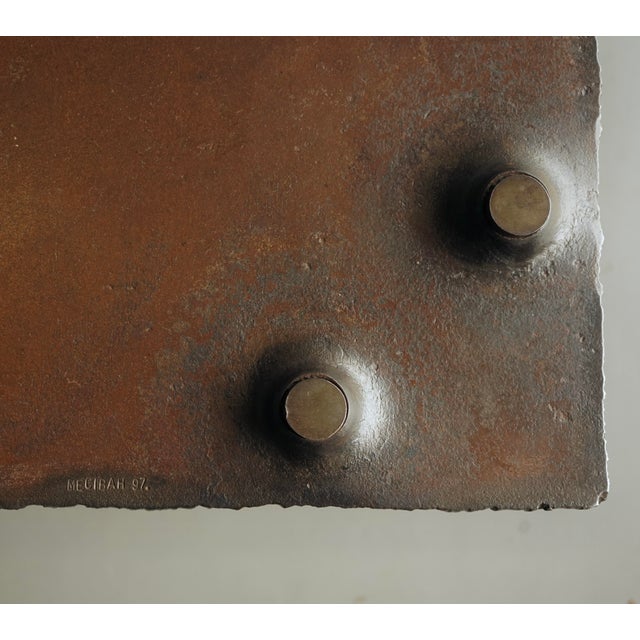 Brutalist Coffee Table by Idir Mecibah, Belgium, 1997 For Sale - Image 13 of 16