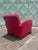 Pair of Scandinavian Art Deco Lounge Chairs, Curved Upholstered Club Chairs, 1930s For Sale - Image 4 of 10
