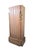 Wood Art Deco Oak Pedestal with Gilt Relief Decoration, 1900 For Sale - Image 7 of 13